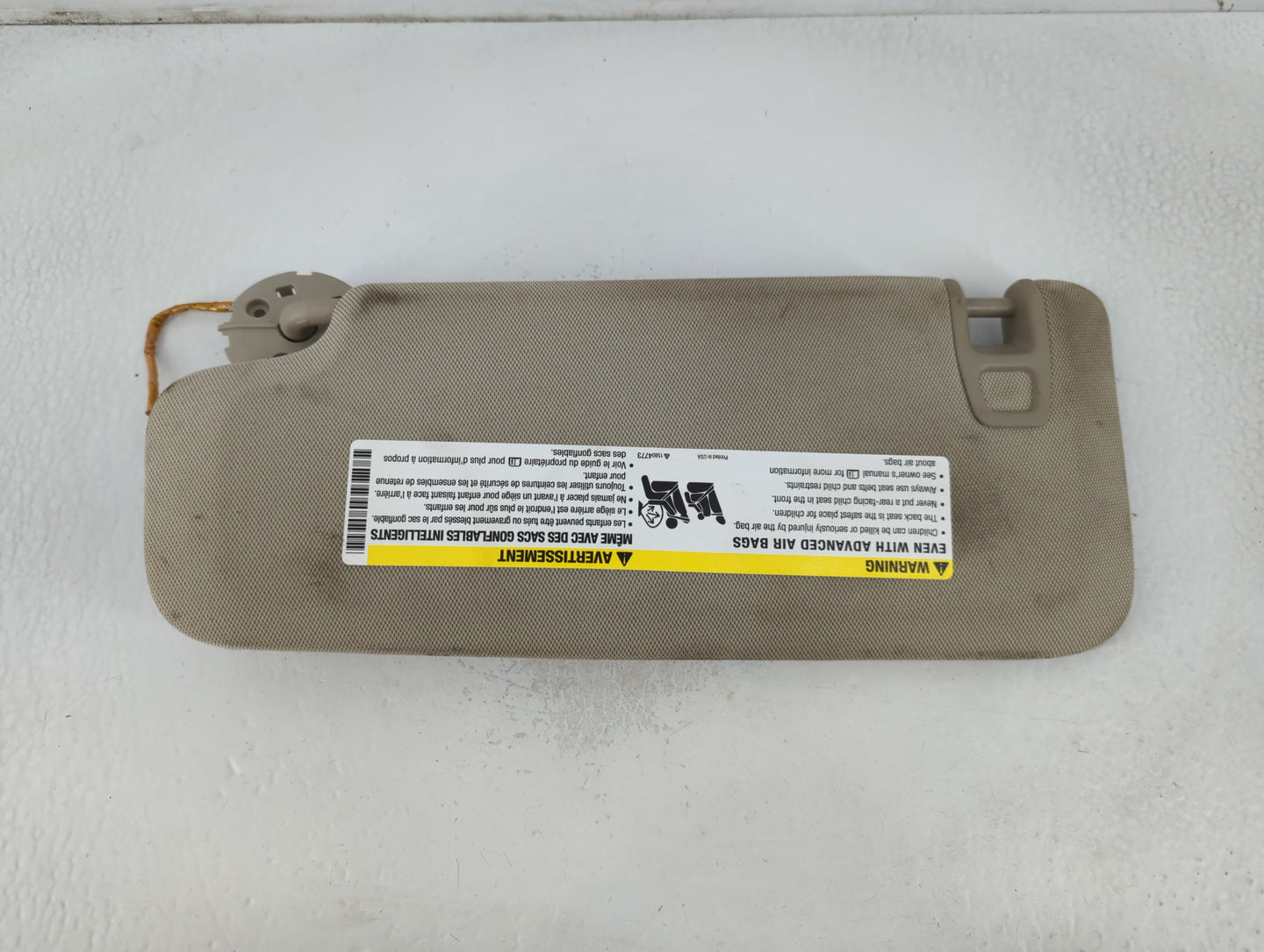 2013-2017 Cadillac Xts Sun Visor Shade Replacement Passenger Right Mirror Fits Fits 2013 2014 2015 2016 2017 OEM Used Auto P