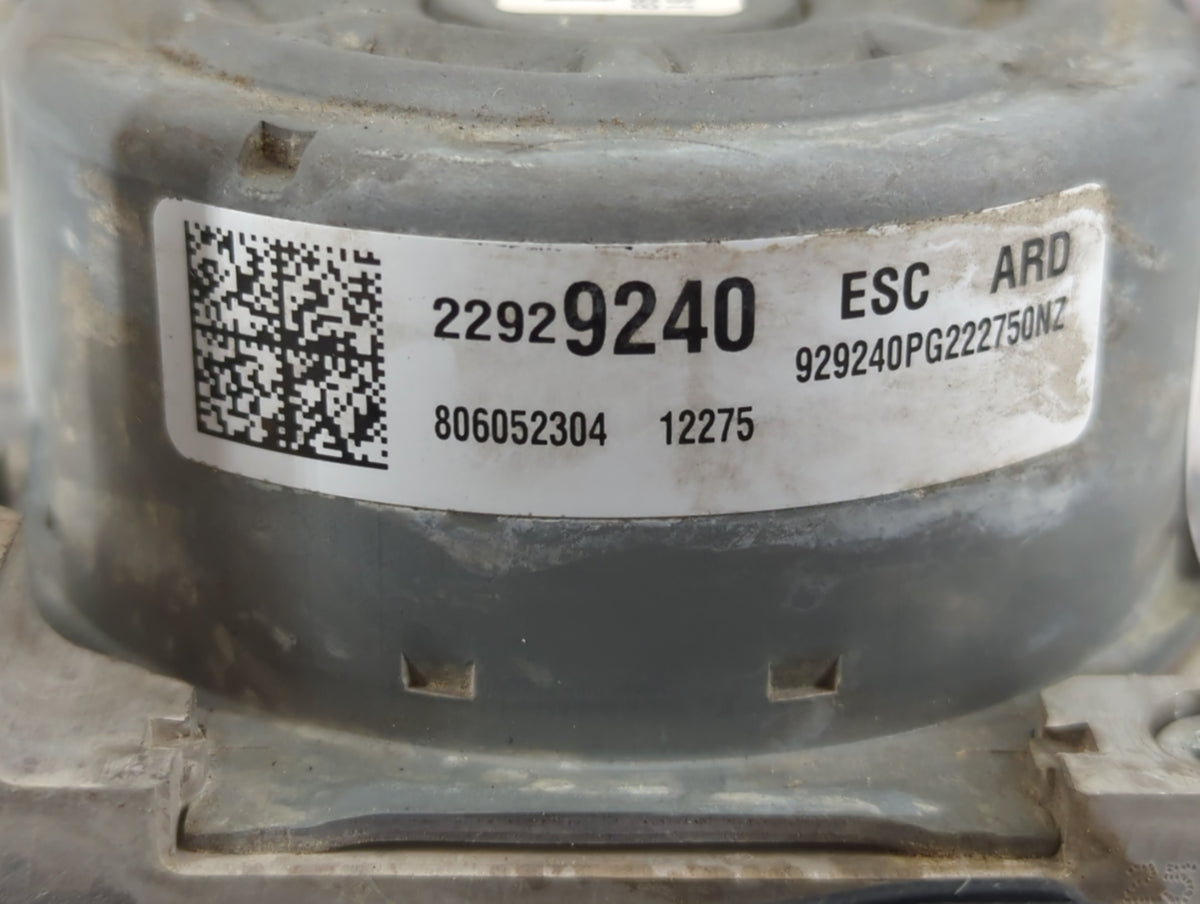 2013-2014 Cadillac Xts Anti-Lock Brake ABS Pump Module Actuator OEM P/N:22929240 Fits Fits 2013 2014 OEM Used Auto Parts - O