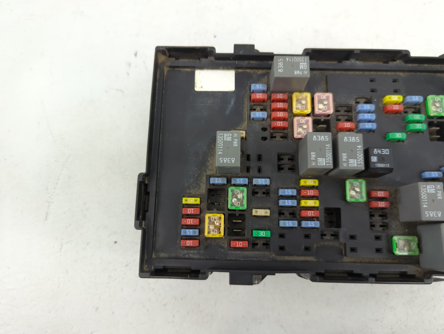 2010-2013 Chevrolet Avalanche Fusebox Fuse Box Panel Relay Module P/N:25941368 Fits Fits 2010 2011 2012 2013 2014 OEM Used A
