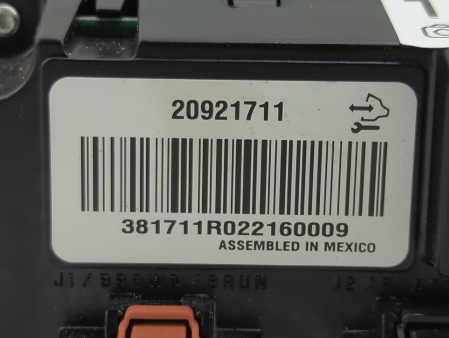 2013 Chevrolet Avalanche 1500 Climate Control Module Temperature AC/Heater Replacement P/N:20921711 Fits Fits 2012 OEM Used 