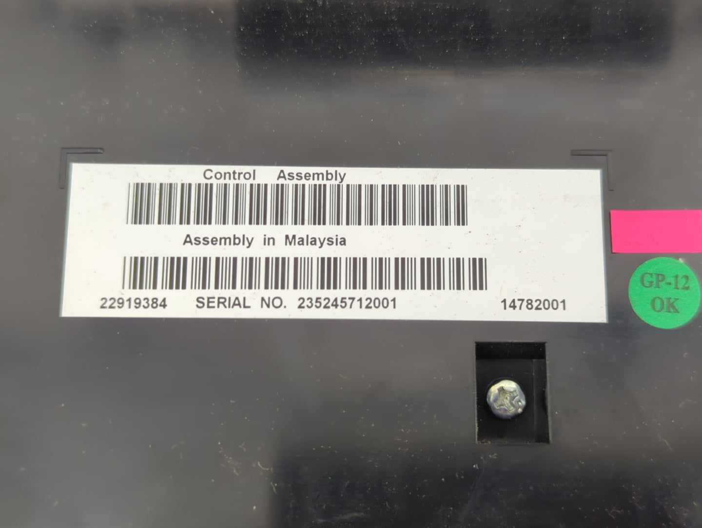 2013-2015 Chevrolet Camaro Radio AM FM Cd Player Receiver Replacement P/N:14782001 22919384 Fits Fits 2013 2014 2015 OEM Use