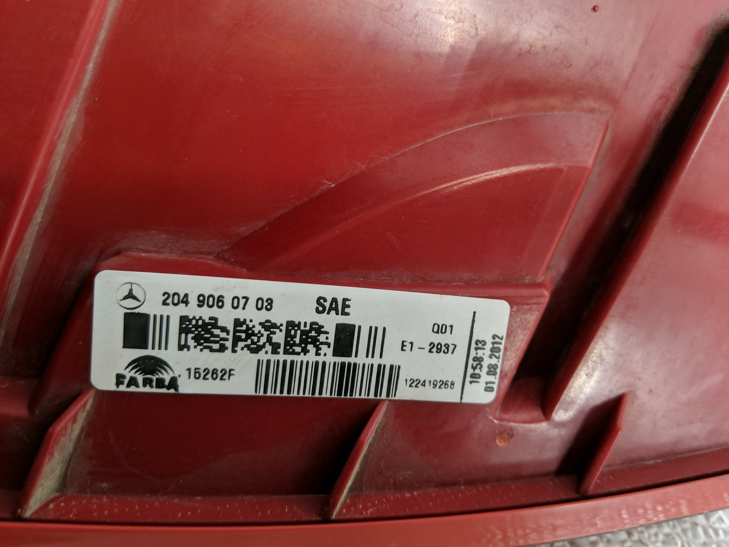 2013 Chevrolet Classic Tail Light Assembly Passenger Right OEM P/N:204 906 07 Fits OEM Used Auto Parts - Oemusedautoparts1.c
