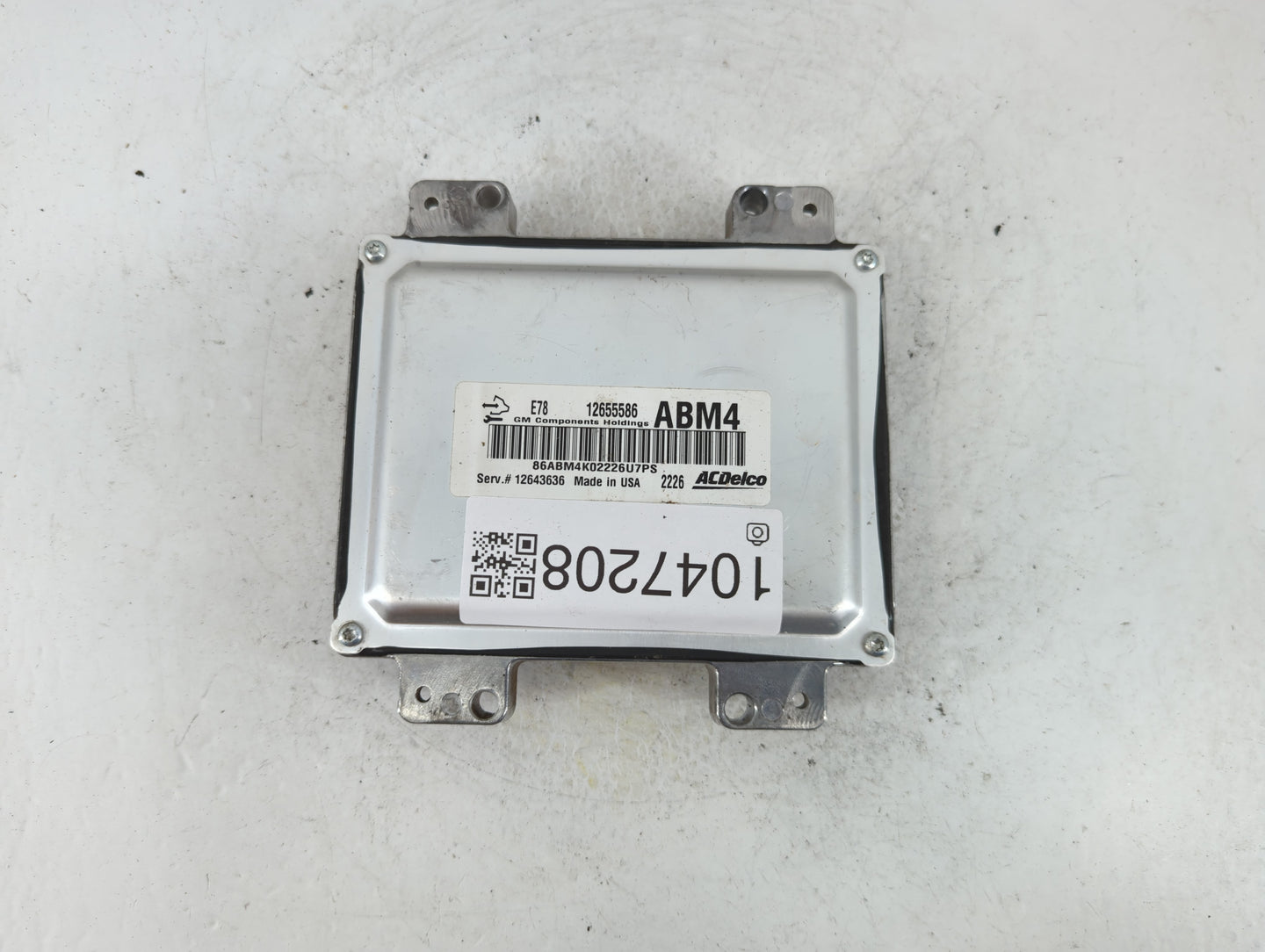 2012-2016 Chevrolet Cruze PCM Engine Control Computer ECU ECM PCU OEM P/N:12655586 Fits Fits 2011 2012 2013 2014 2015 2016 O