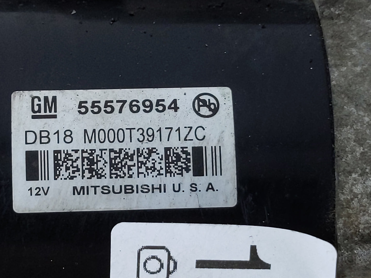 2011-2016 Chevrolet Cruze Car Starter Motor Solenoid OEM P/N:55576954 Fits OEM Used Auto Parts - Oemusedautoparts1.com