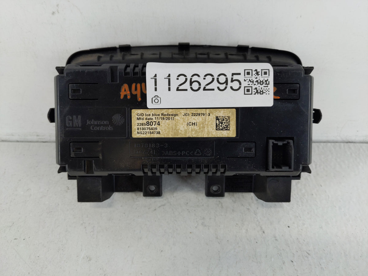 2011-2016 Chevrolet Cruze Information Radio Display Screen 1126295 - Oemusedautoparts1.com