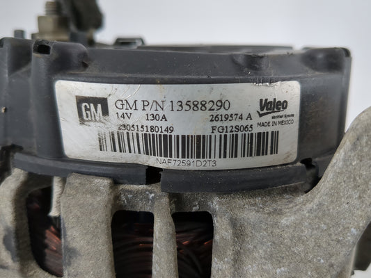 2012-2016 Chevrolet Cruze Alternator Replacement Generator Charging Assembly Engine OEM P/N:13588290 Fits OEM Used Auto Parts