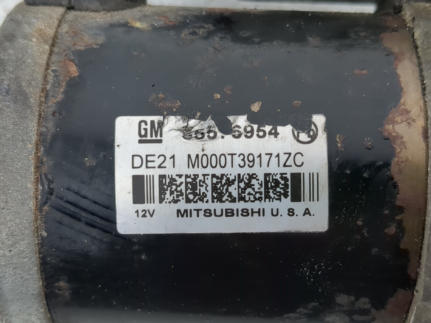 2011-2016 Chevrolet Cruze Car Starter Motor Solenoid OEM P/N:M000T39171ZC 25194634 Fits OEM Used Auto Parts - Oemusedautopar