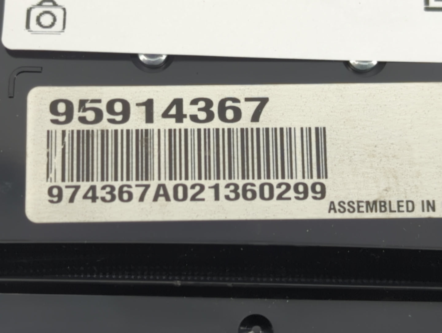2011-2016 Chevrolet Cruze Radio Control Panel - Oemusedautoparts1.com