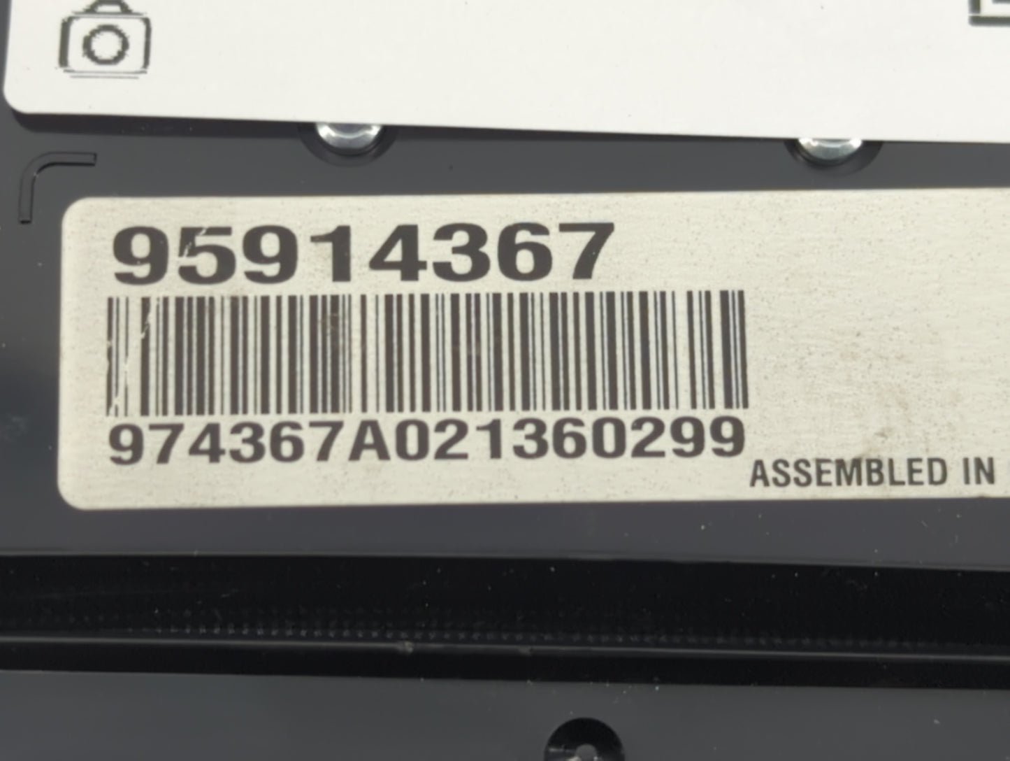 2011-2016 Chevrolet Cruze Radio Control Panel - Oemusedautoparts1.com