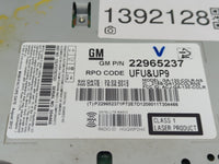 2013 Chevrolet Cruze Radio AM FM Cd Player Receiver Replacement P/N:22965237 Fits OEM Used Auto Parts - Oemusedautoparts1.co