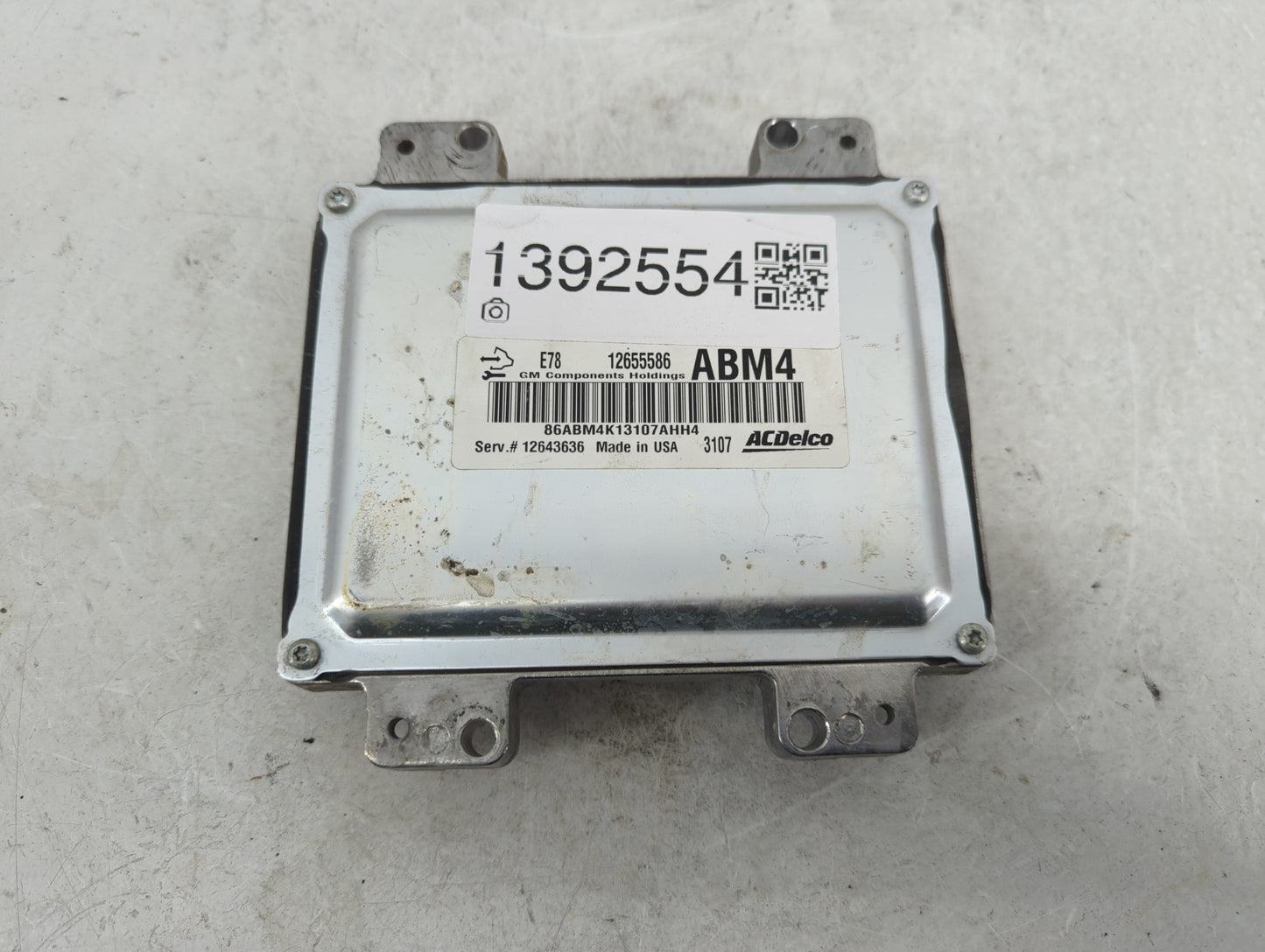 2012-2016 Chevrolet Cruze PCM Engine Control Computer ECU ECM PCU OEM P/N:12655586 Fits Fits 2011 2012 2013 2014 2015 2016 O