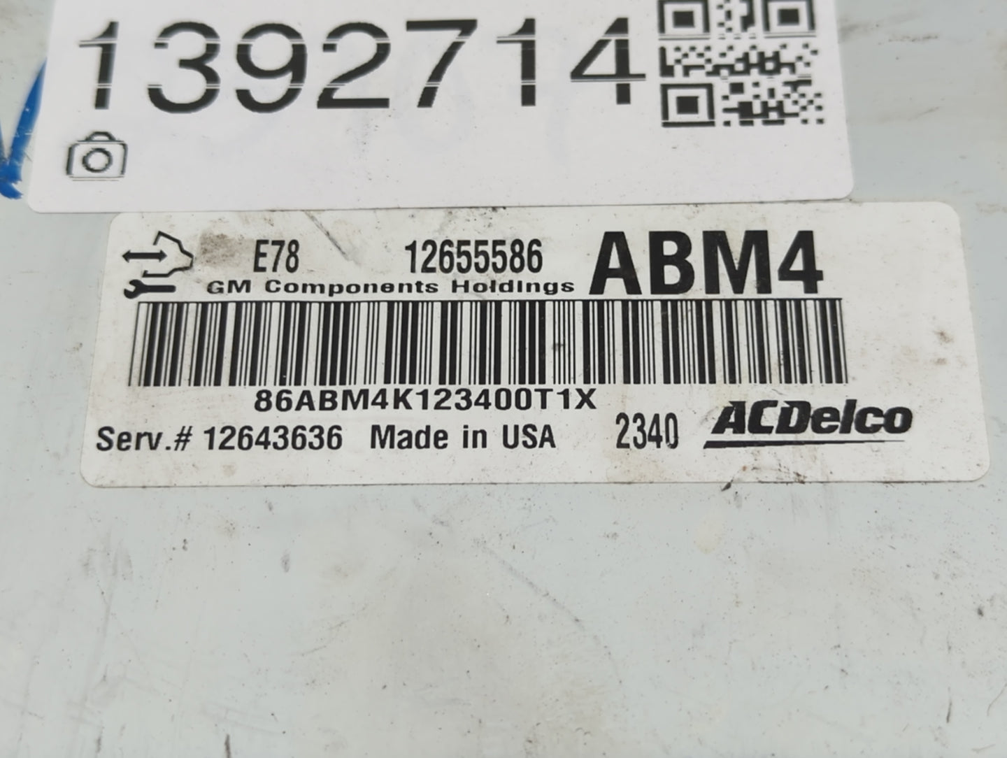 2012-2016 Chevrolet Cruze PCM Engine Control Computer ECU ECM PCU OEM P/N:12655586 Fits Fits 2011 2012 2013 2014 2015 2016 O