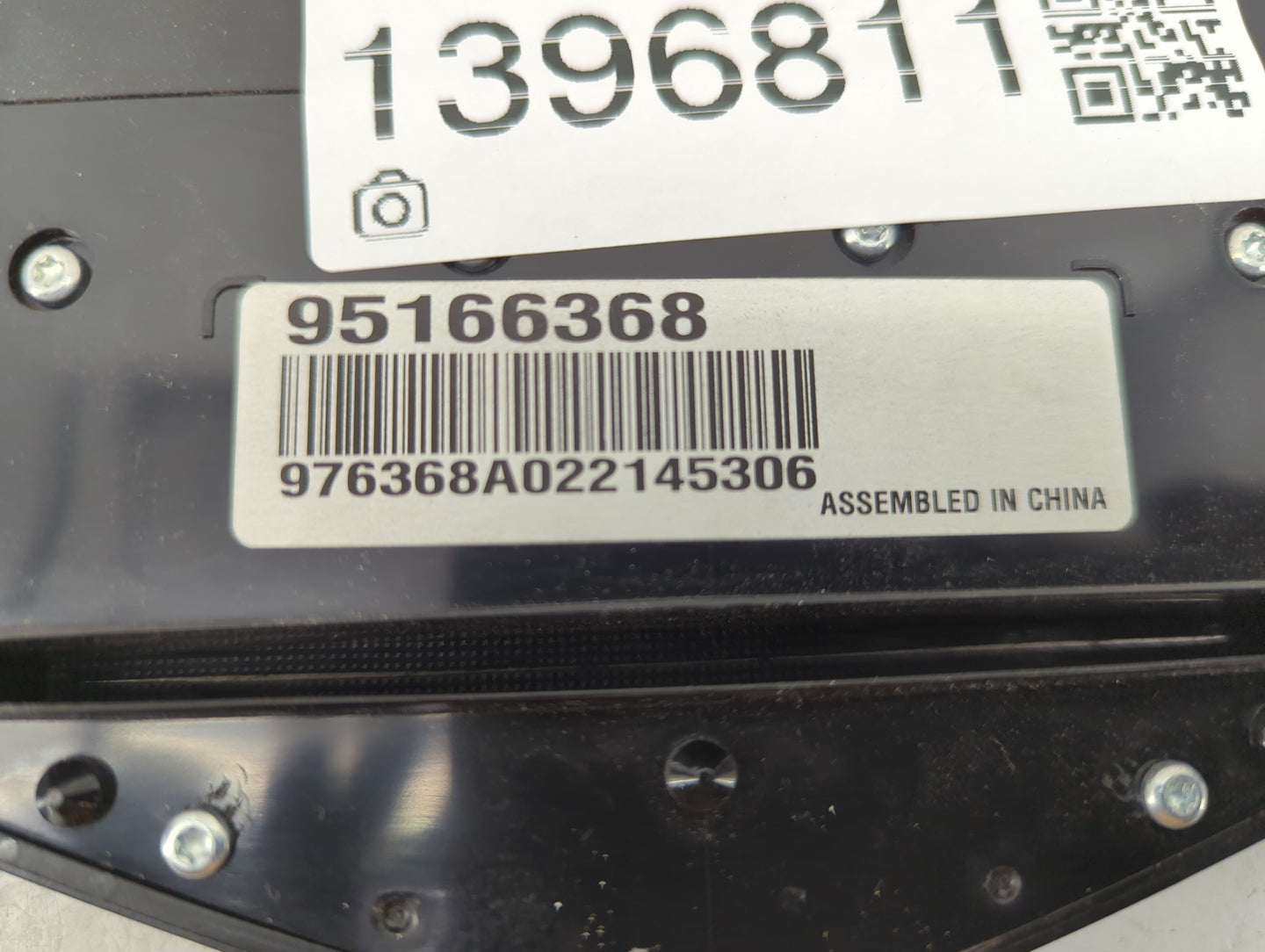2013-2016 Chevrolet Cruze Radio AM FM Cd Player Receiver Replacement P/N:95166368 Fits Fits 2013 2014 2015 2016 OEM Used Aut