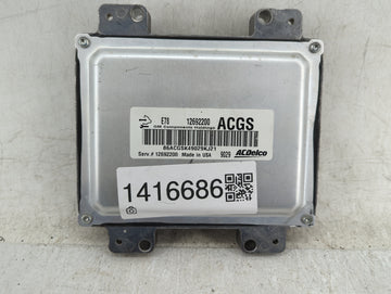 2012-2016 Chevrolet Cruze PCM Engine Control Computer ECU ECM PCU OEM P/N:12692200 Fits Fits 2011 2012 2013 2014 2015 2016 O