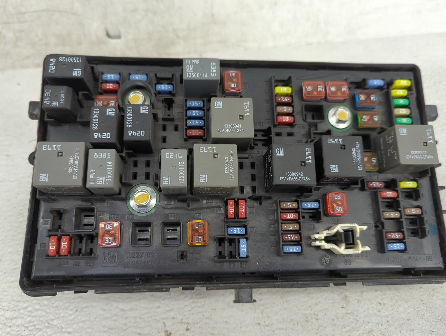 2011-2014 Chevrolet Cruze Fusebox Fuse Box Panel Relay Module P/N:13222782 13255300 Fits Fits 2011 2012 2013 2014 OEM Used A