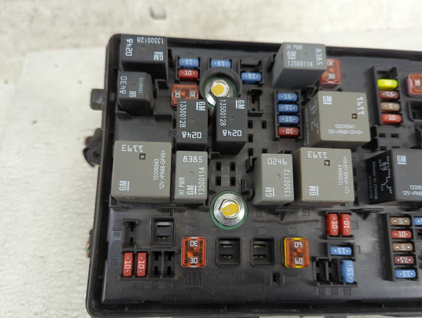 2011-2014 Chevrolet Cruze Fusebox Fuse Box Panel Relay Module P/N:13222782 13255300 Fits Fits 2011 2012 2013 2014 OEM Used A