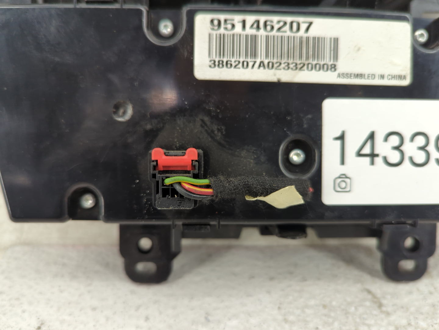 2012-2016 Chevrolet Cruze Climate Control Module Temperature AC/Heater Replacement P/N:95146207 386207A023320008 Fits OEM Us