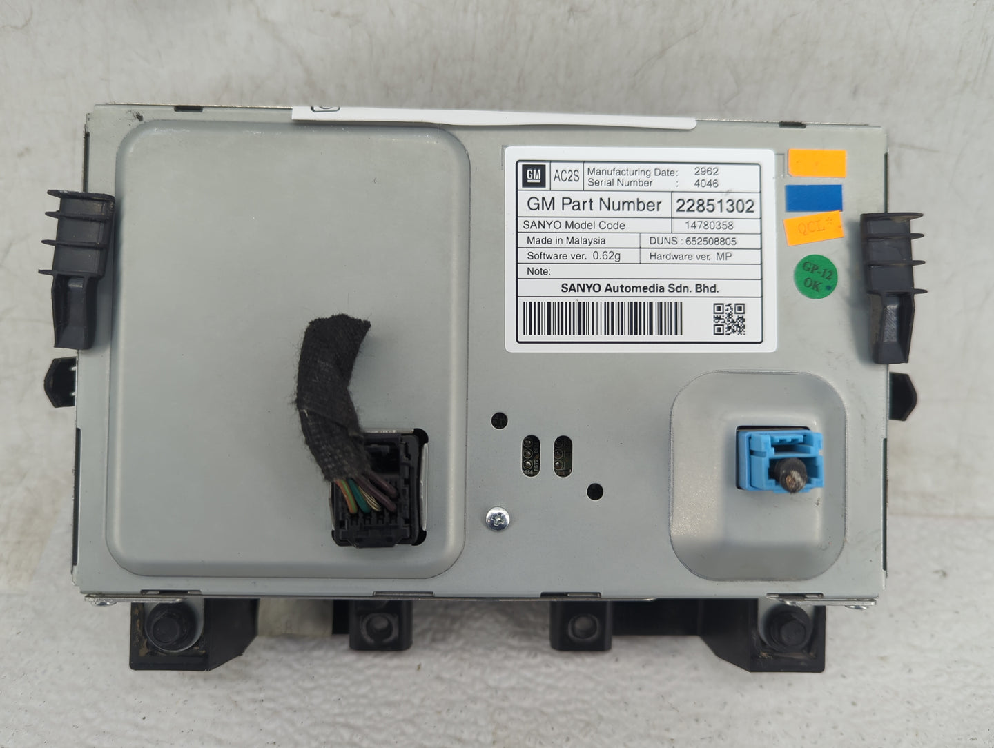 Chevrolet Cruze Information Display Screen Black - Oemusedautoparts1.com