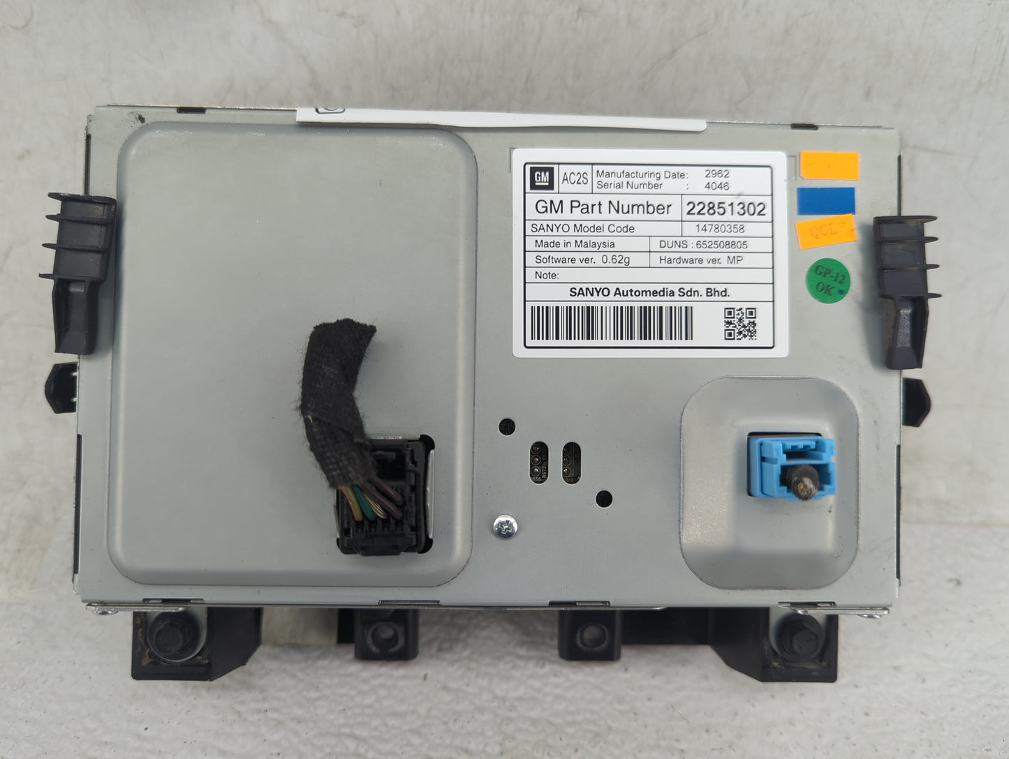 Chevrolet Cruze Information Display Screen Black - Oemusedautoparts1.com