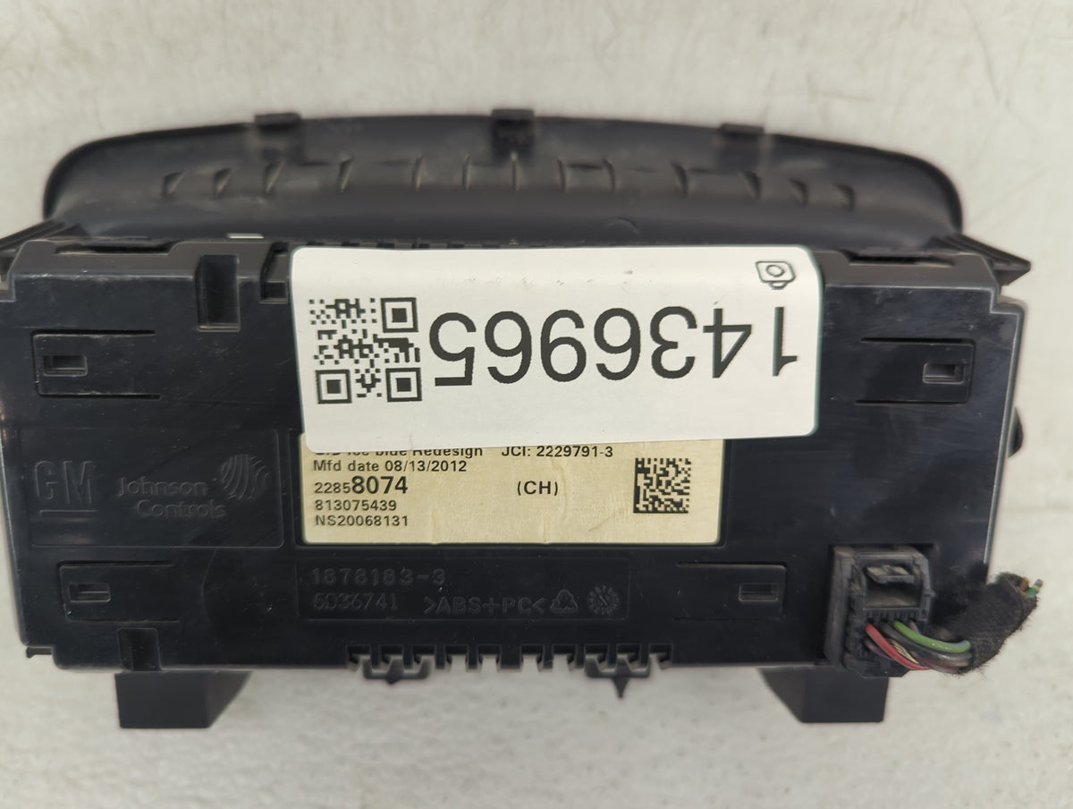 2012-2016 Chevrolet Cruze Information Radio Display Screen 1436965 - Oemusedautoparts1.com