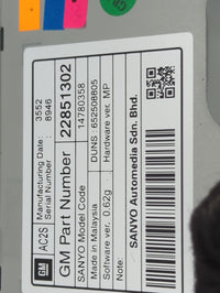 2011-2016 Chevrolet Cruze Information Display Screen - Oemusedautoparts1.com