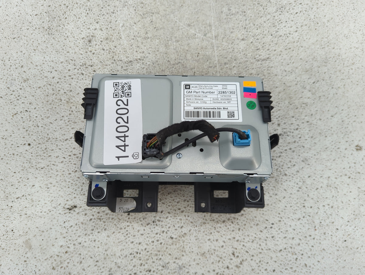 2011-2016 Chevrolet Cruze Information Radio Display Screen 1440202 - Oemusedautoparts1.com