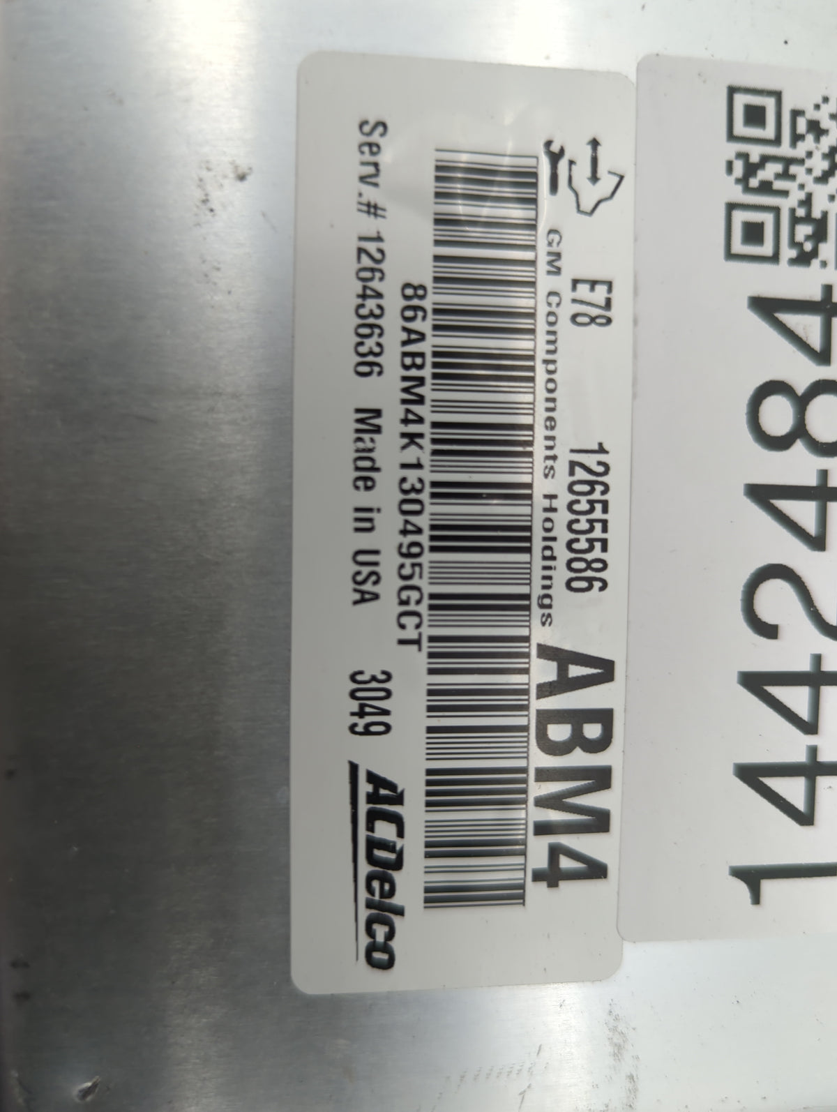 2012-2016 Chevrolet Cruze PCM Engine Control Computer ECU ECM PCU OEM P/N:12655586 12643636 Fits 2011 2012 2013 2014 2015 20