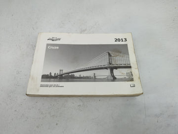 2013 Chevrolet Cruze Owners Manual Book Guide P/N:22771025 OEM Used Auto Parts - Oemusedautoparts1.com