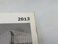 2013 Chevrolet Cruze Owners Manual Book Guide P/N:22771025 OEM Used Auto Parts - Oemusedautoparts1.com