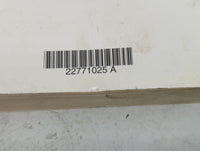 2013 Chevrolet Cruze Owners Manual Book Guide P/N:22771025 OEM Used Auto Parts - Oemusedautoparts1.com