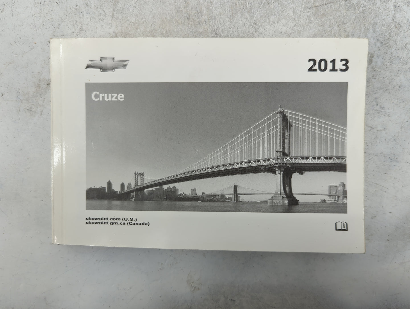 2013 Chevrolet Cruze Owners Manual Book Guide P/N:22771025 20951306 OEM Used Auto Parts - Oemusedautoparts1.com