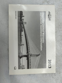 2013 Chevrolet Cruze Owners Manual Book Guide P/N:22771025 20951306 OEM Used Auto Parts - Oemusedautoparts1.com