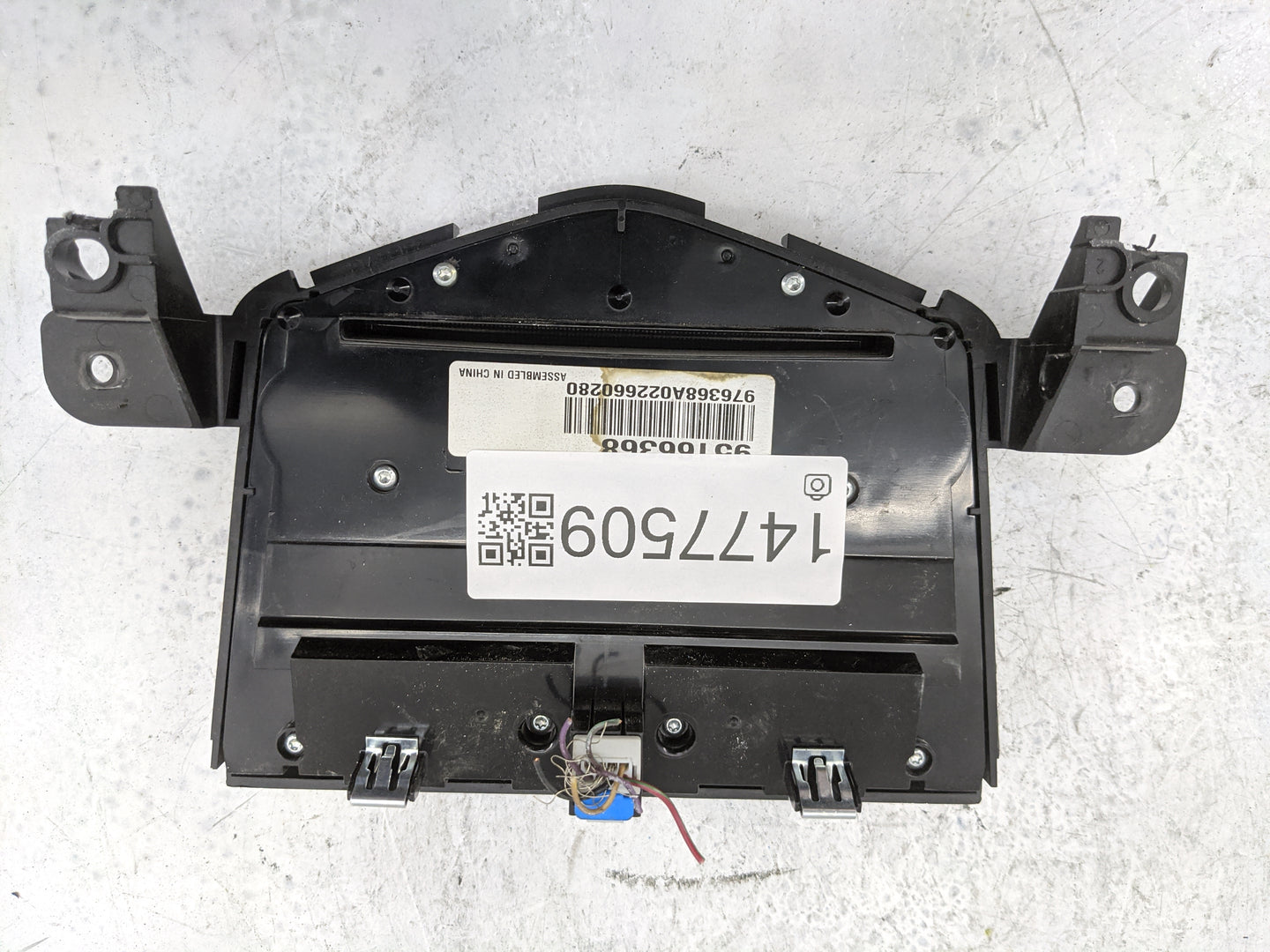 2013-2016 Chevrolet Cruze Radio AM FM Cd Player Receiver Replacement P/N:95166368 976368A022660280 Fits Fits 2013 2014 2015 