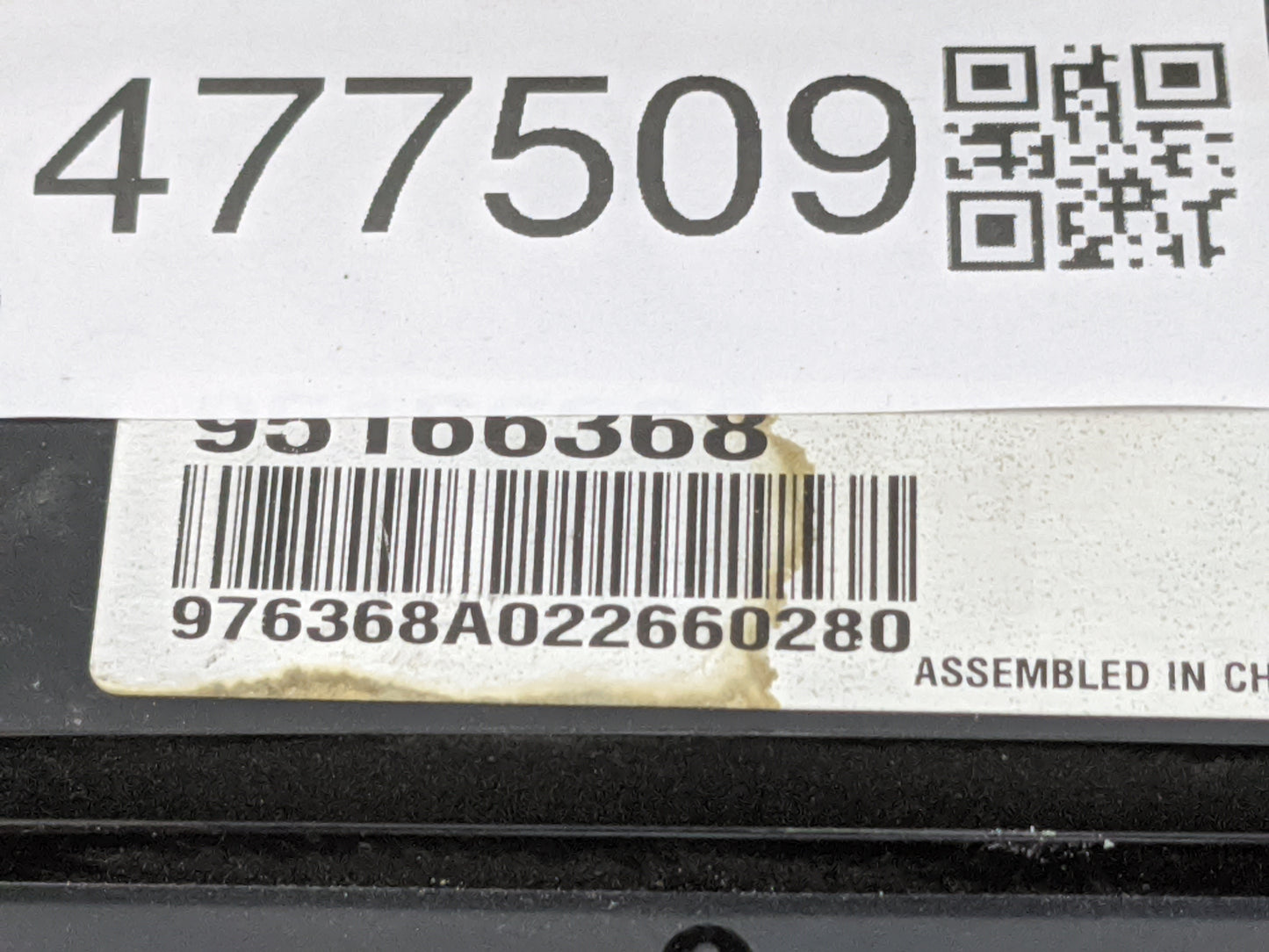 2013-2016 Chevrolet Cruze Radio AM FM Cd Player Receiver Replacement P/N:95166368 976368A022660280 Fits Fits 2013 2014 2015 