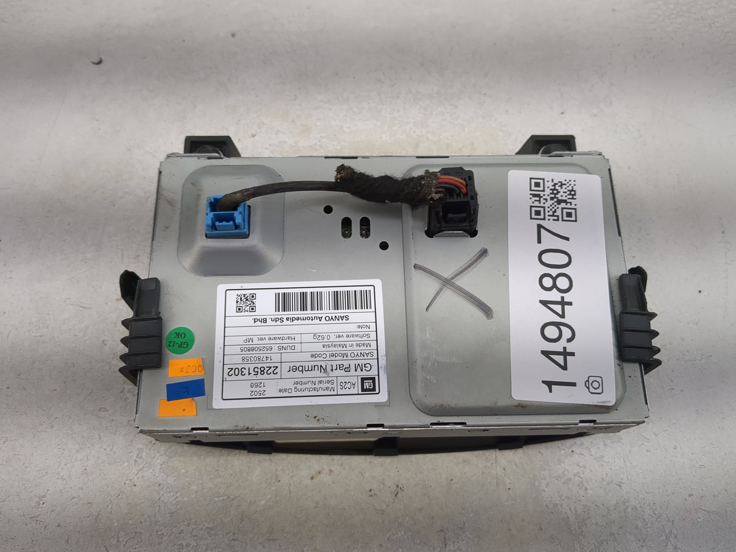 2012-2016 Chevrolet Cruze Information Display Screen 1494807 - Oemusedautoparts1.com