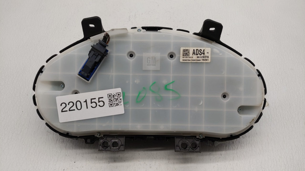 2013-2014 Chevrolet Cruze Instrument Cluster Speedometer Gauges P/N:95129378 Fits Fits 2013 2014 OEM Used Auto Parts - Oemus