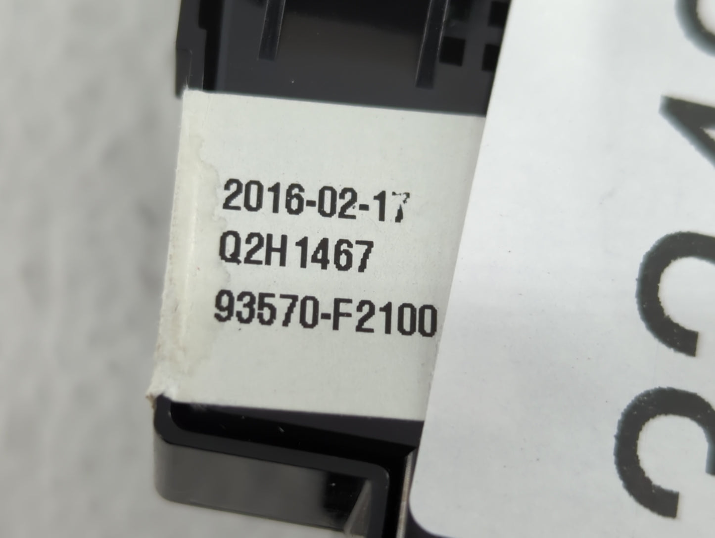 2011-2013 Chevrolet Cruze Master Power Window Switch Replacement Driver Side Left P/N:93570-F2100 20917580 Fits OEM Used Aut