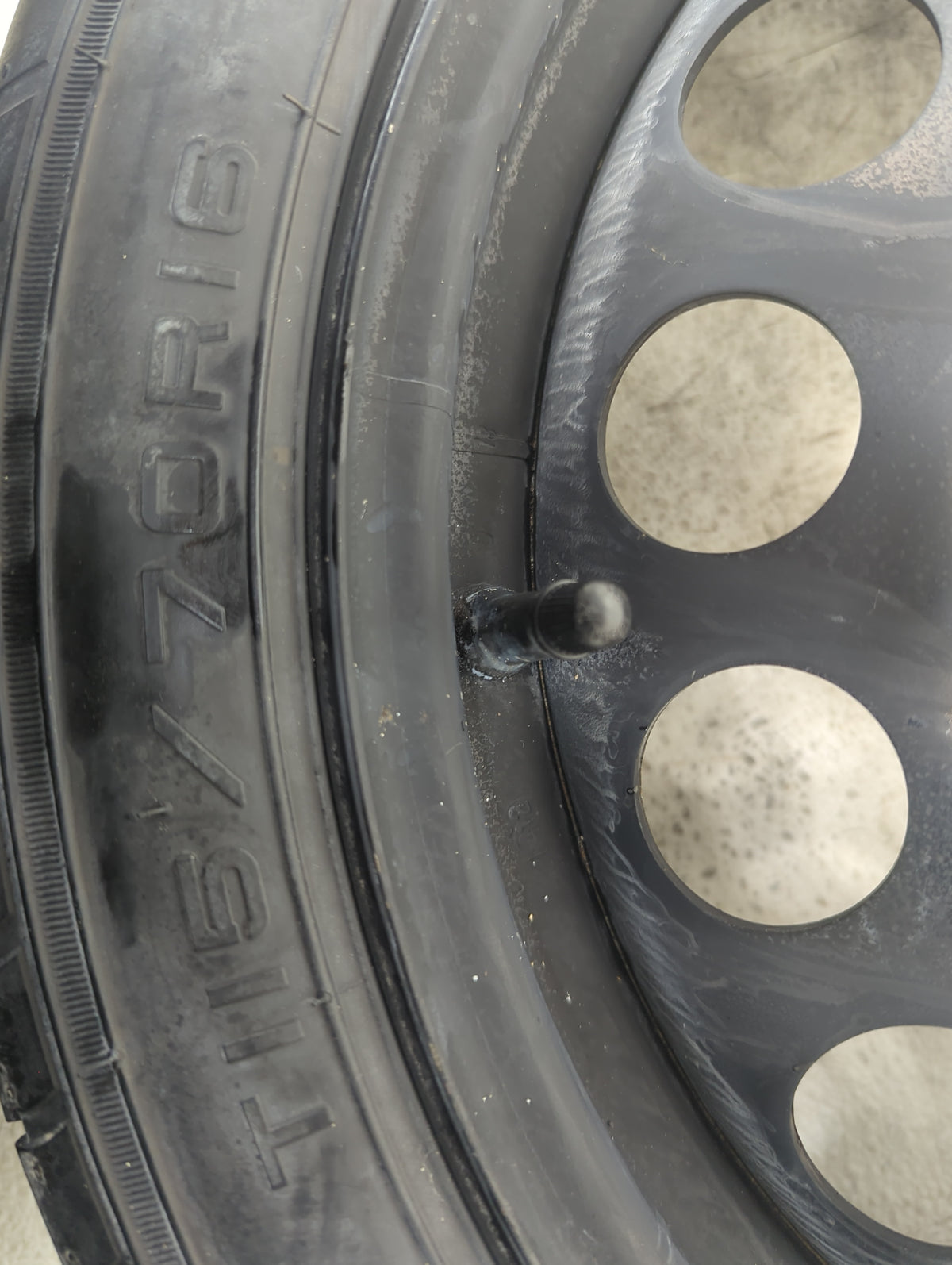 2012-2016 Chevrolet Cruze Spare Donut Tire Wheel Rim Oem 5000761 - Oemusedautoparts1.com