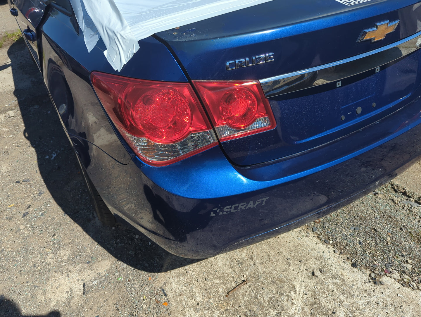 2011-2016 Chevrolet Cruze Rear Bumper Assembly Oem 5019428 - Oemusedautoparts1.com