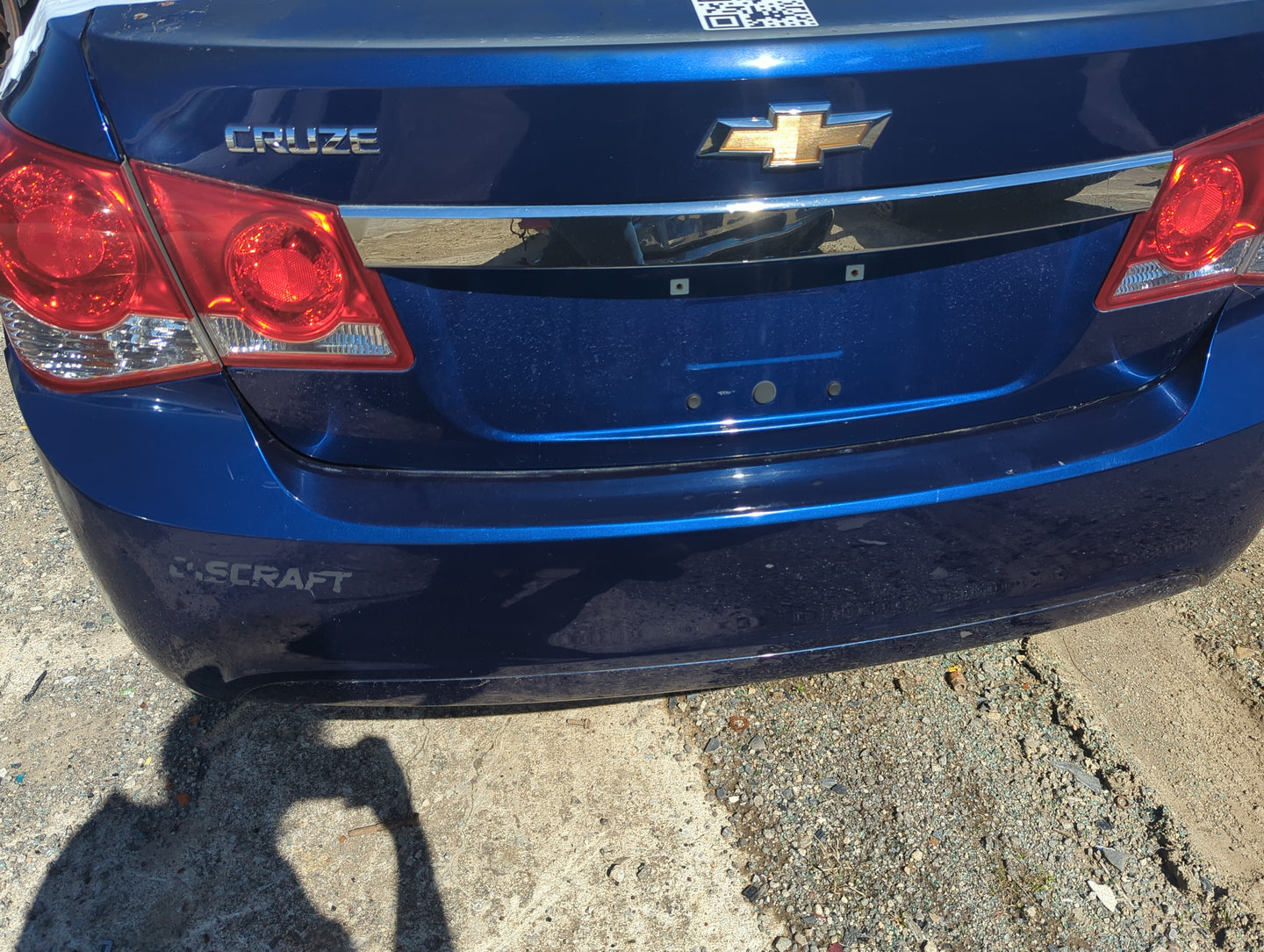 2011-2016 Chevrolet Cruze Rear Bumper Assembly Oem 5019428 - Oemusedautoparts1.com