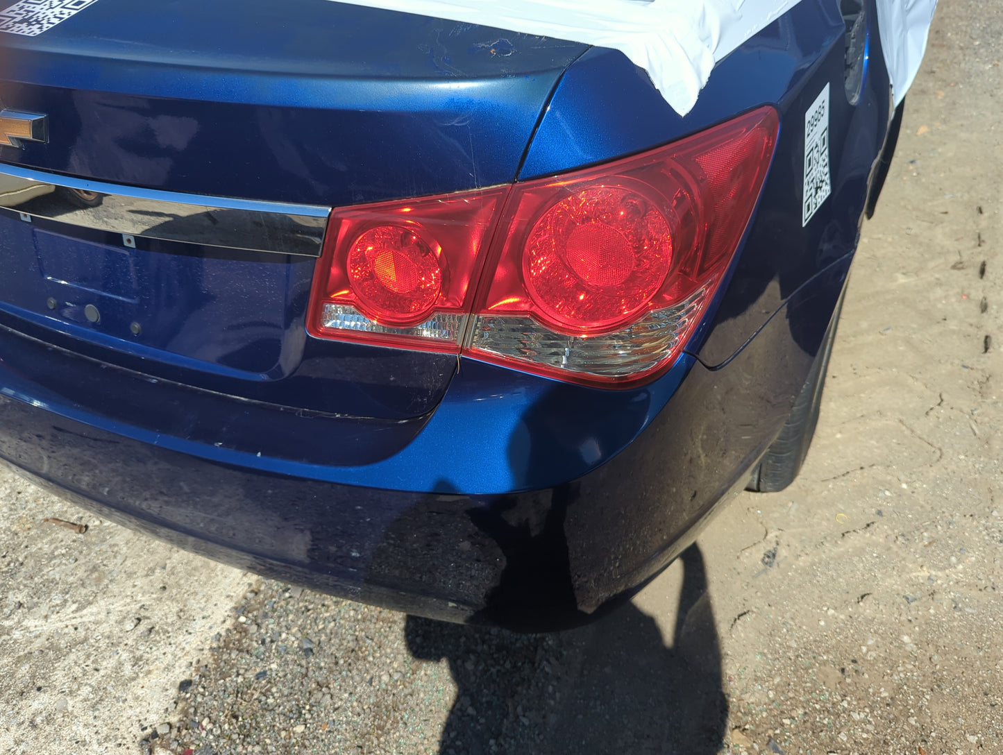 2011-2016 Chevrolet Cruze Rear Bumper Assembly Oem 5019428 - Oemusedautoparts1.com