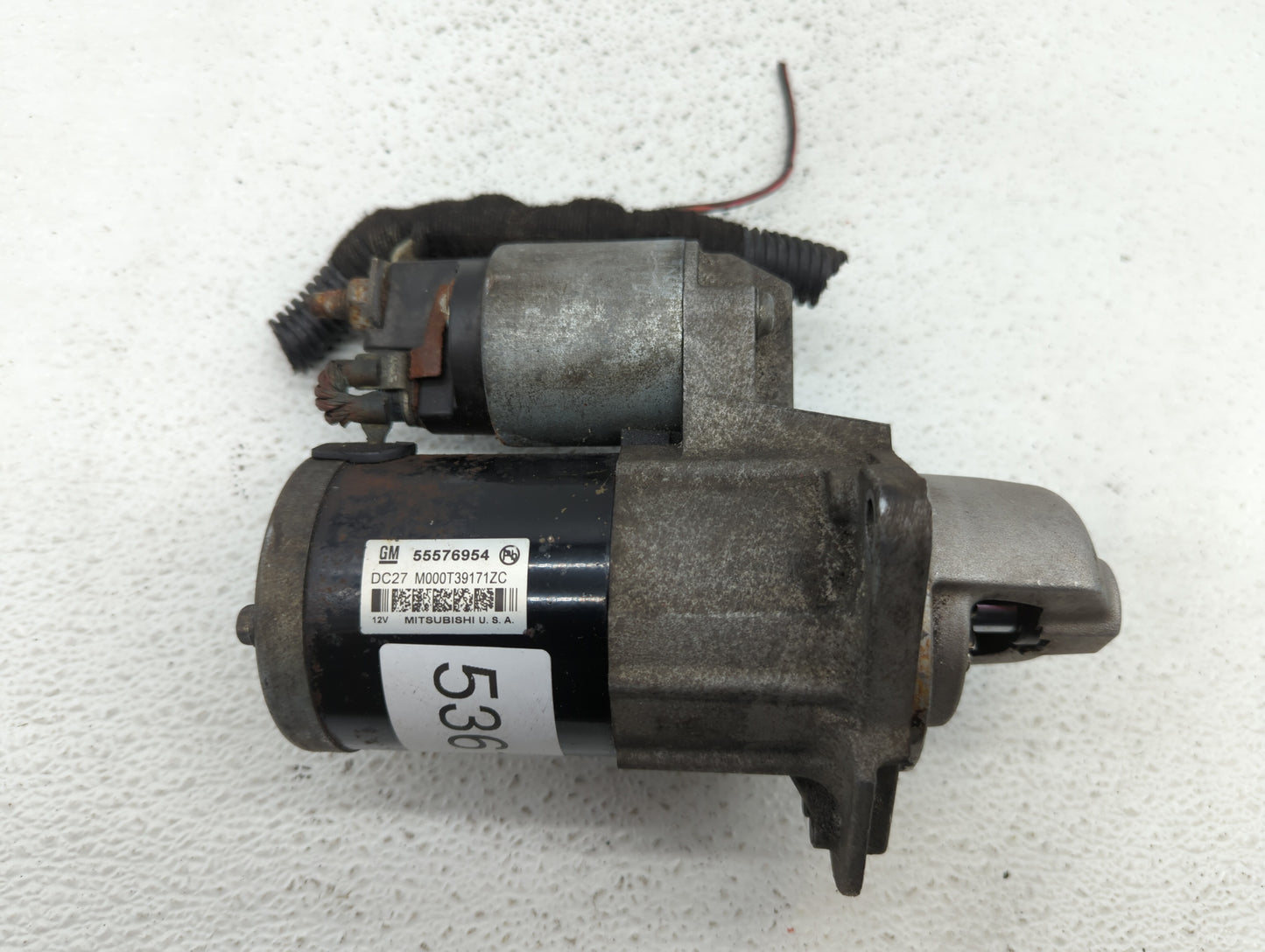 2011-2016 Chevrolet Cruze Car Starter Motor Solenoid OEM P/N:55576954 M000T39272ZC Fits OEM Used Auto Parts - Oemusedautopar