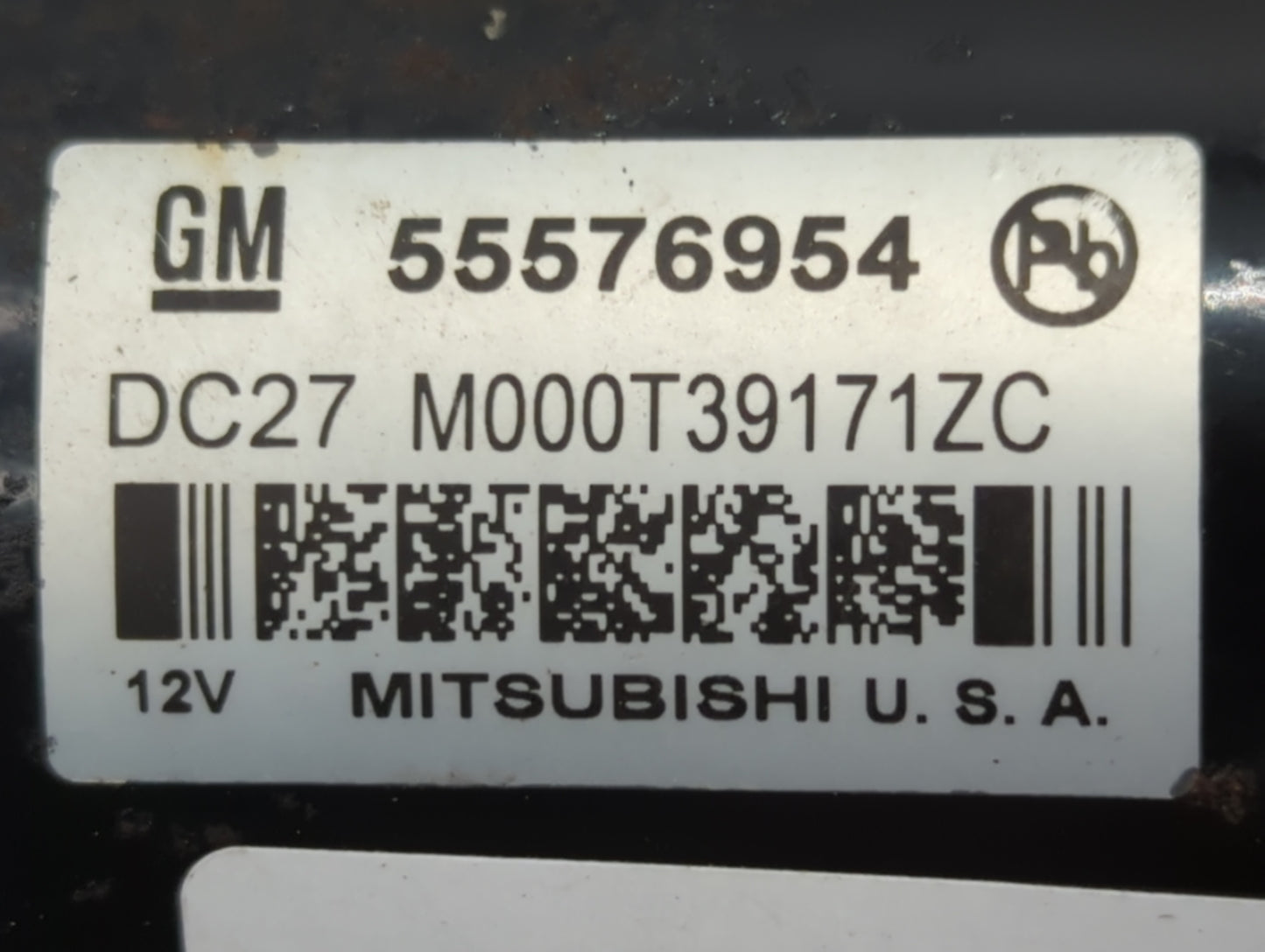 2011-2016 Chevrolet Cruze Car Starter Motor Solenoid OEM P/N:55576954 M000T39272ZC Fits OEM Used Auto Parts - Oemusedautopar