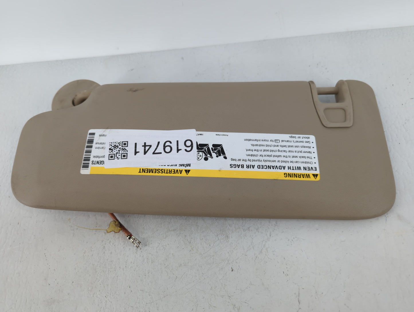 2011-2016 Chevrolet Cruze Sun Visor Shade Replacement Passenger Right Mirror Fits Fits 2011 2012 2013 2014 2015 2016 OEM Use