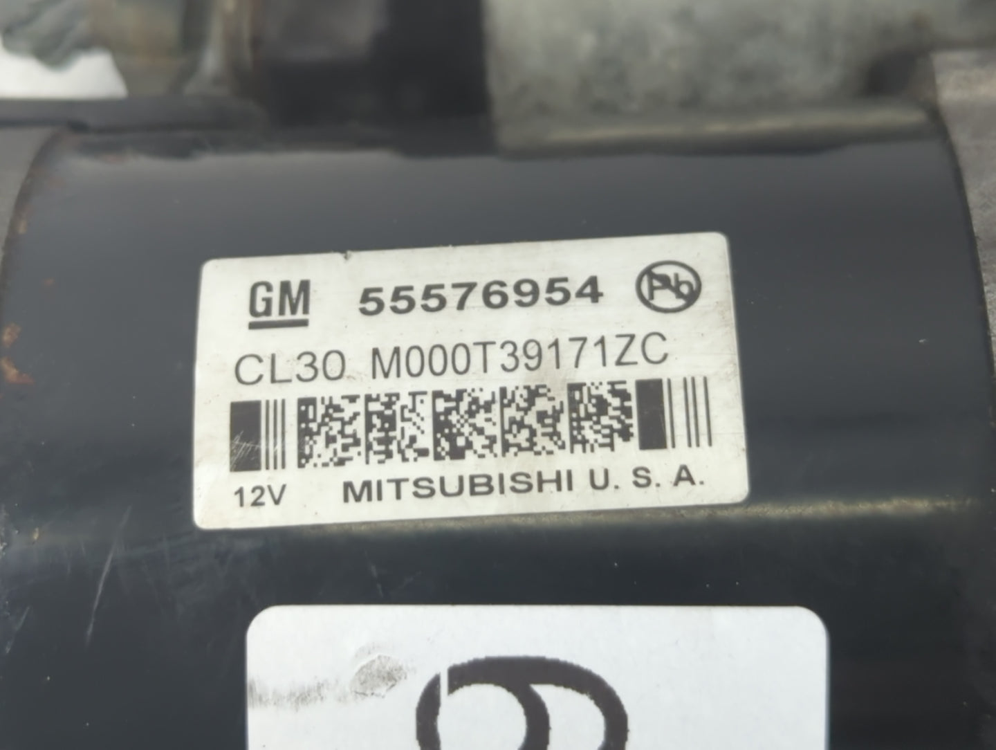 2011-2016 Chevrolet Cruze Car Starter Motor Solenoid OEM P/N:M000T39171ZC 55576954 Fits OEM Used Auto Parts - Oemusedautopar