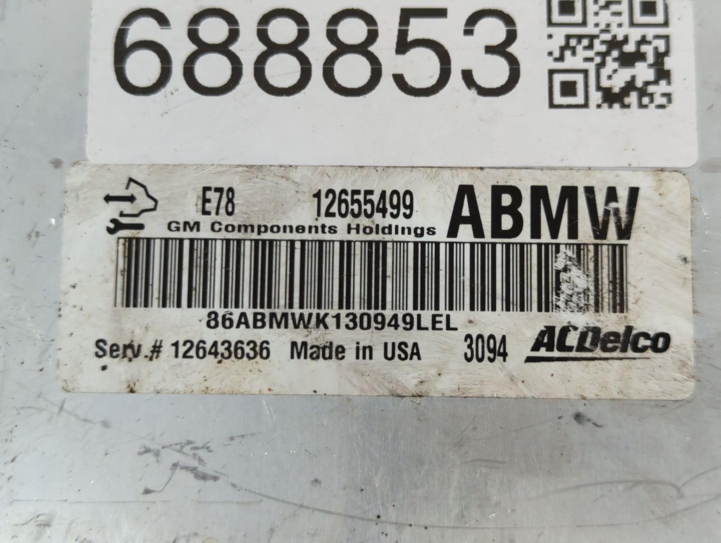 2012-2016 Chevrolet Cruze PCM Engine Control Computer ECU ECM PCU OEM P/N:12655499 12655586 Fits OEM Used Auto Parts - Oemus