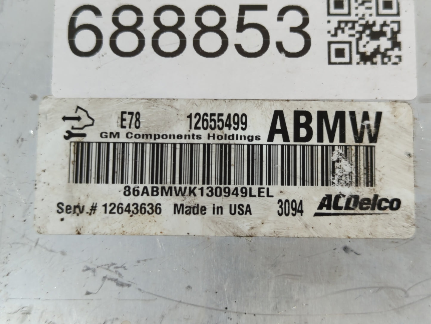 2012-2016 Chevrolet Cruze PCM Engine Control Computer ECU ECM PCU OEM P/N:12655499 12655586 Fits OEM Used Auto Parts - Oemus