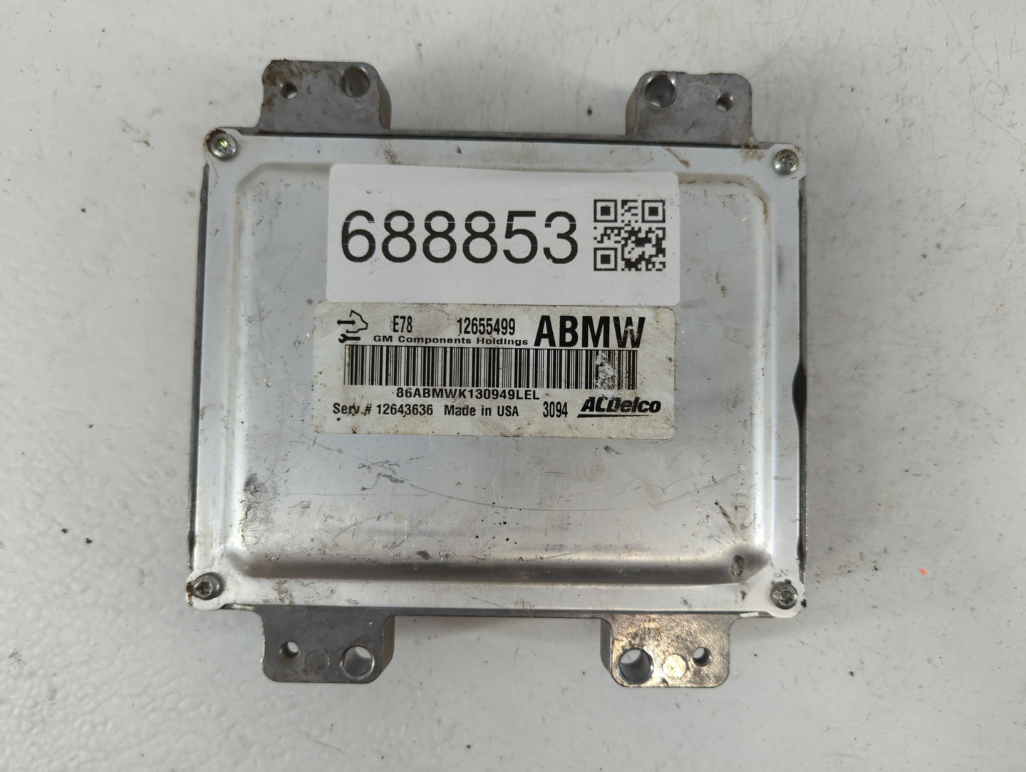 2012-2016 Chevrolet Cruze PCM Engine Control Computer ECU ECM PCU OEM P/N:12655499 12655586 Fits OEM Used Auto Parts - Oemus