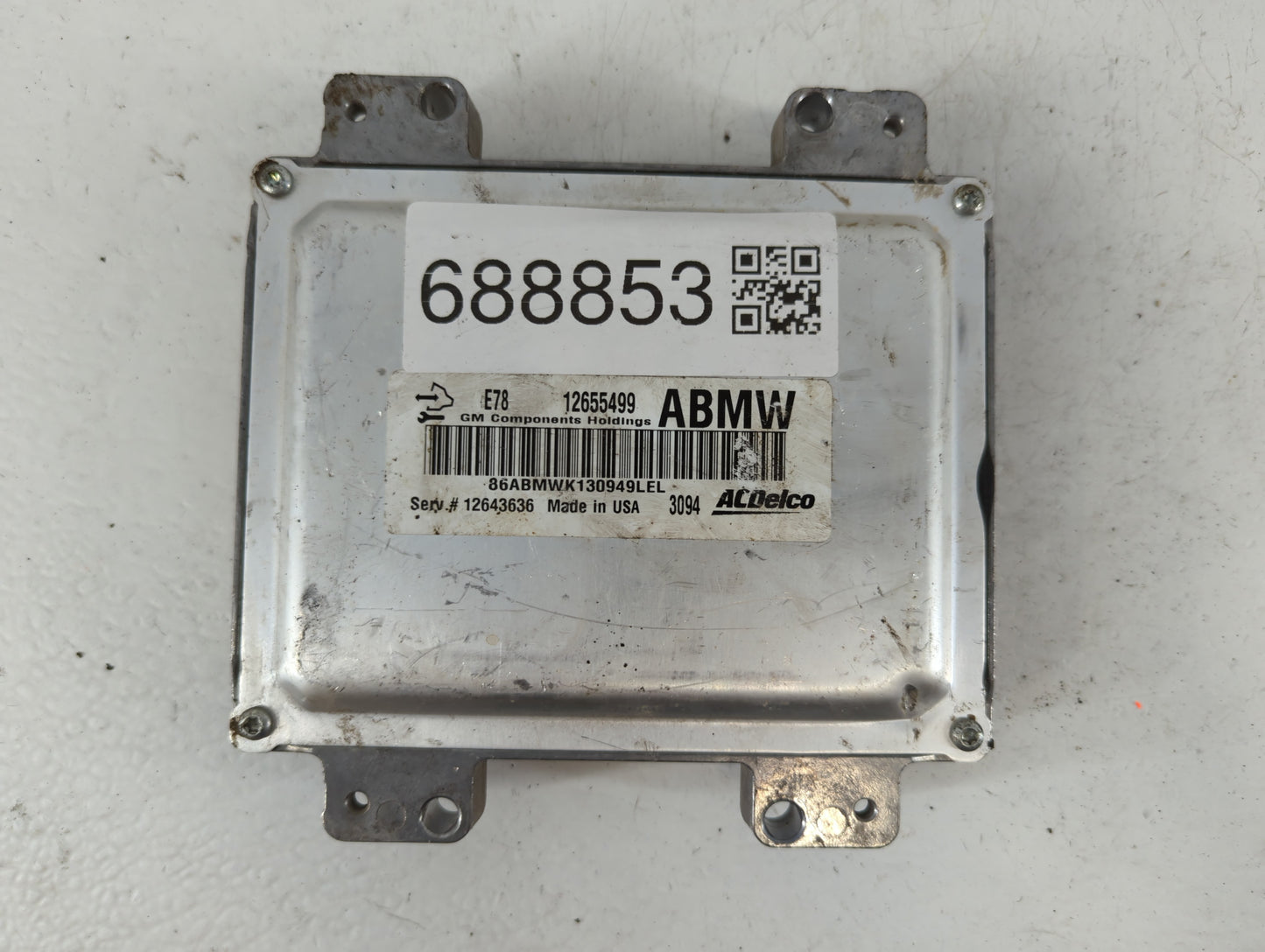 2012-2016 Chevrolet Cruze PCM Engine Control Computer ECU ECM PCU OEM P/N:12655499 12655586 Fits OEM Used Auto Parts - Oemus