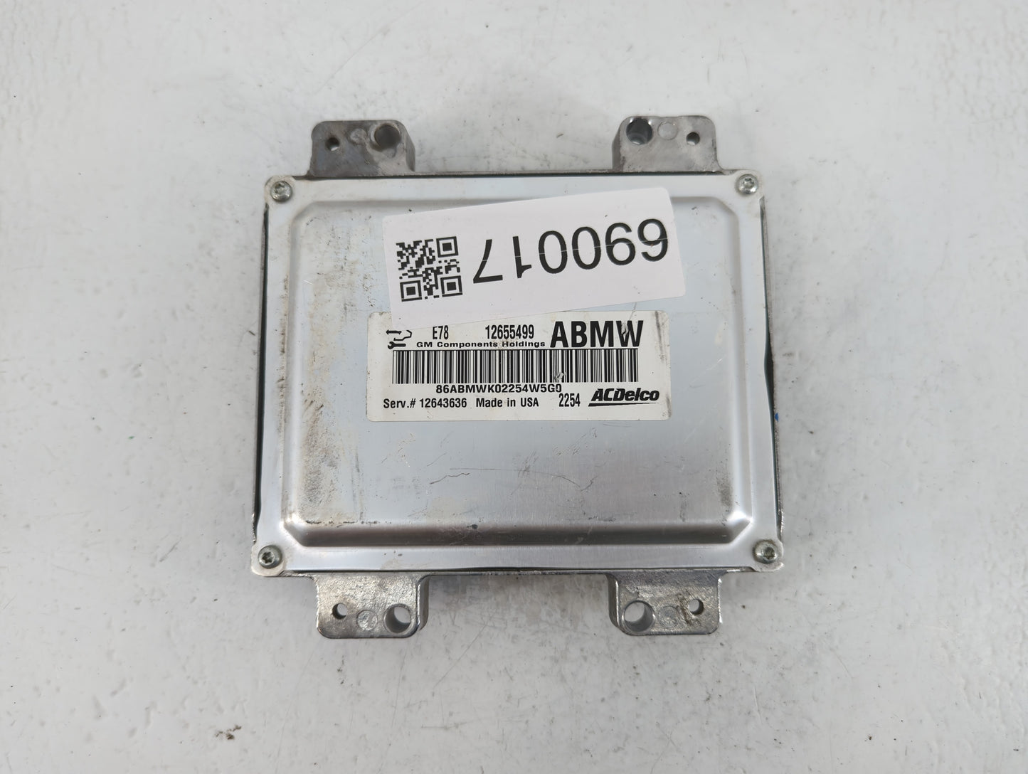2012-2016 Chevrolet Cruze PCM Engine Control Computer ECU ECM PCU OEM P/N:12655499 12643636 Fits OEM Used Auto Parts - Oemus